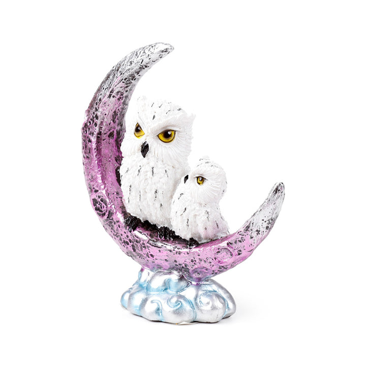 Wise Old Magical Owl Crescent Moon OWL56