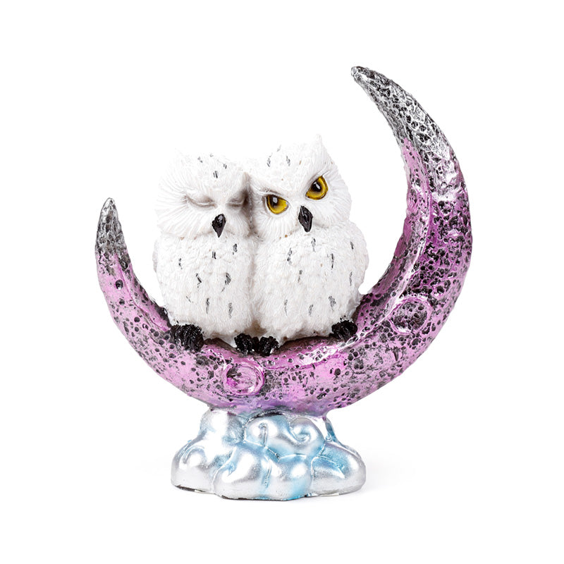 Wise Old Magical Owl Crescent Moon OWL56
