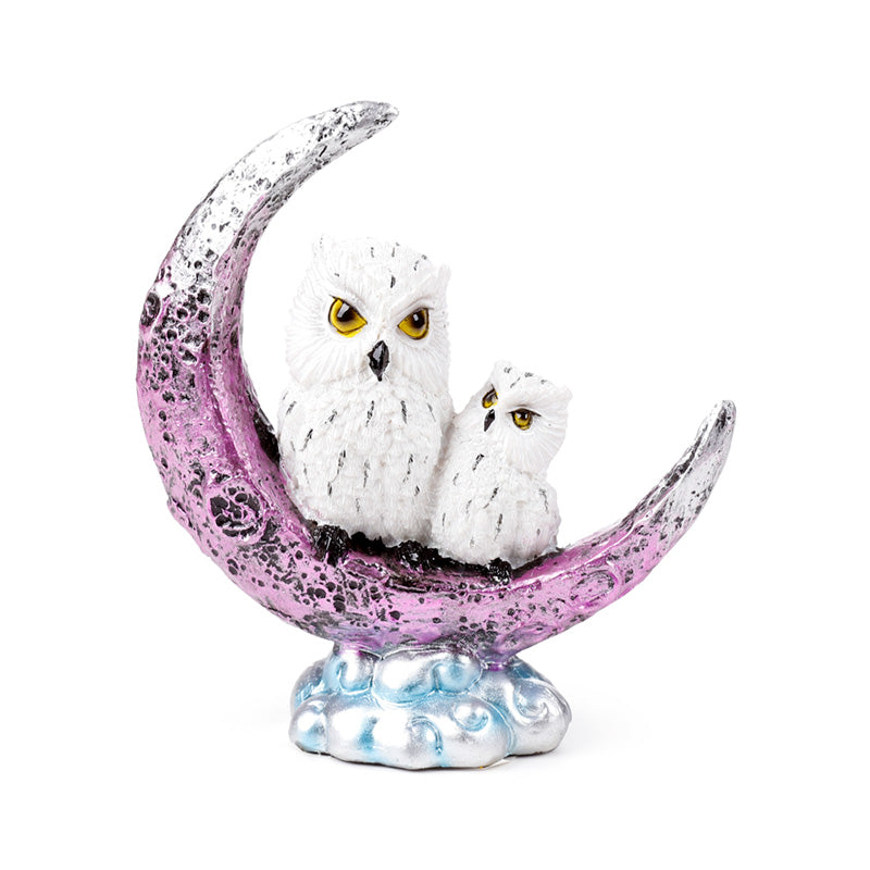 Wise Old Magical Owl Crescent Moon OWL56