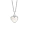 Sterling Silver Heart Locket Pearl Pendant P5516P