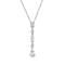Diamonfire Clear Cubic Zirconia Classic Cushion Cut Pendant P5566