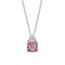 Diamonfire Clear Morganite Cubic Zirconia Refined Brilliant Cut Pendant P5568