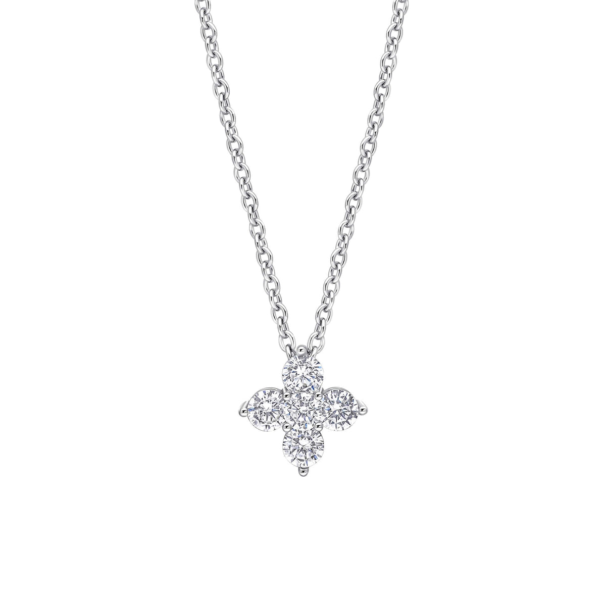 Diamonfire Clear Cubic Zirconia Timeless Cushion Cut Pendant P5569