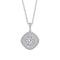 Diamonfire Clear Cubic Zirconia Modern Cushion Cut Pendant P5571