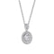 Diamonfire Clear Cubic Zirconia Minimal Round Cut Pendant P5574