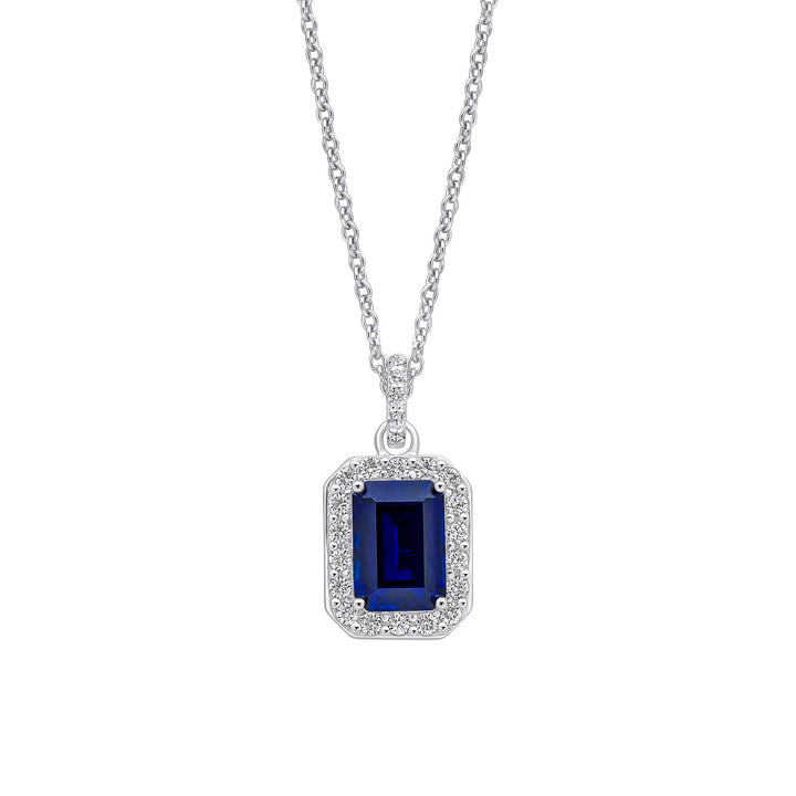 Diamonfire Clear Sapphire Cubic Zirconia Delicate Round Cut Pendant P5580