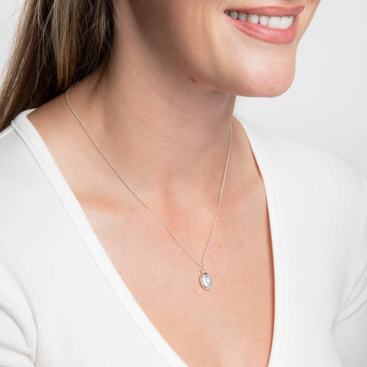 Beginnings Sterling Silver Cubic Zirconia Pendant P5638C
