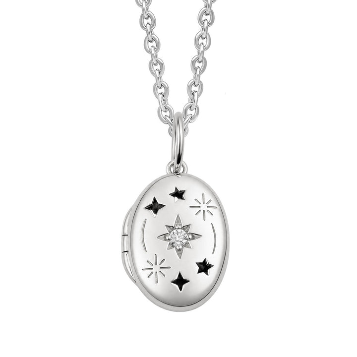Beginnings Sterling Silver Cubic Zirconia Pendant P5638C