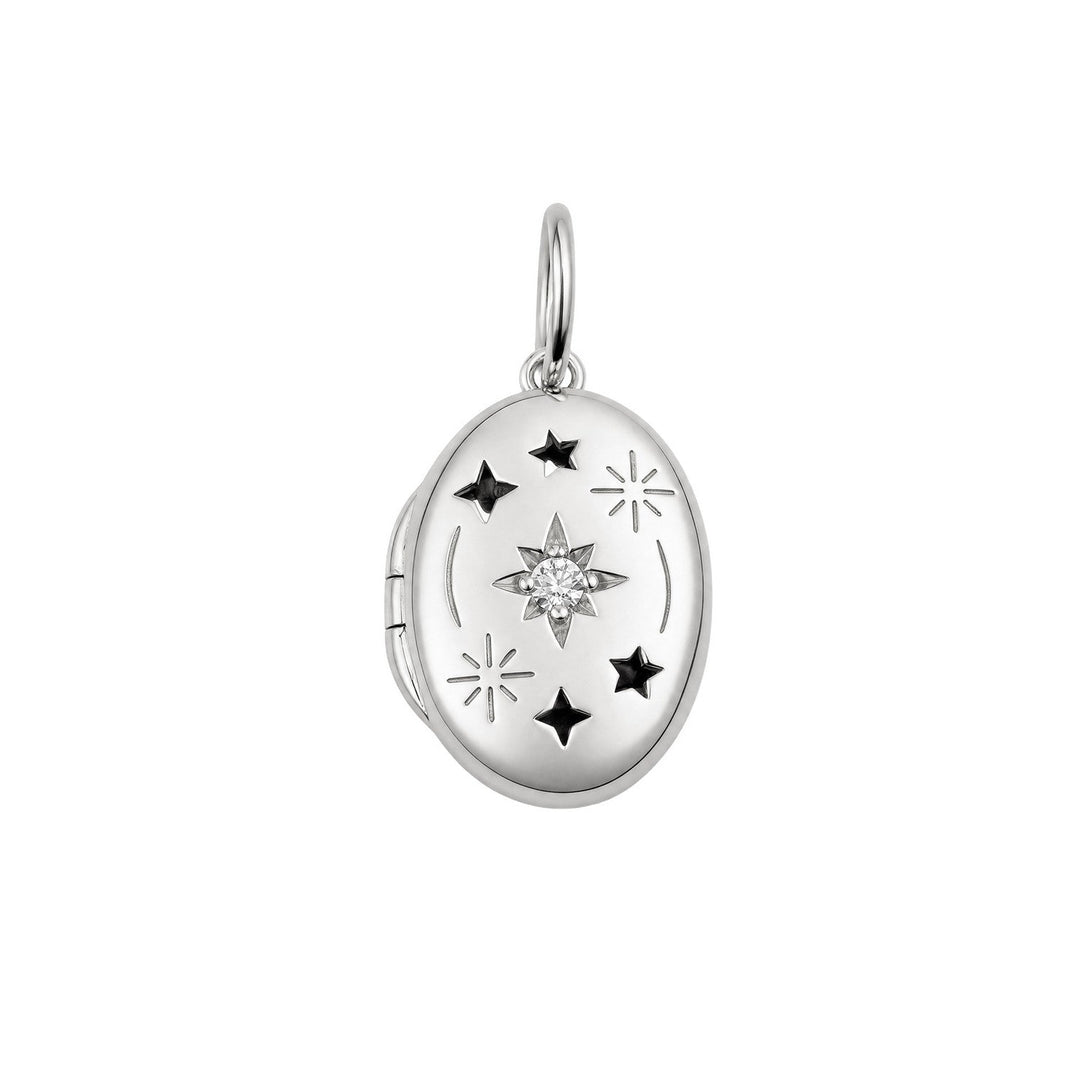 Beginnings Sterling Silver Cubic Zirconia Pendant P5638C