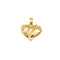 Beginnings Sterling Silver Gold Pendant P5642