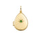 Beginnings Sterling Silver Gold Cubic Zirconia Pendant P5648G