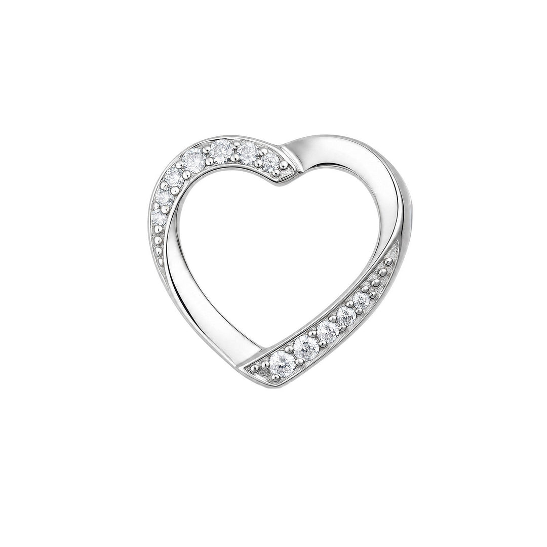 Beginnings Sterling Silver White Cubic Zirconia Pendant P5650C