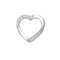 Beginnings Sterling Silver White Cubic Zirconia Pendant P5650C
