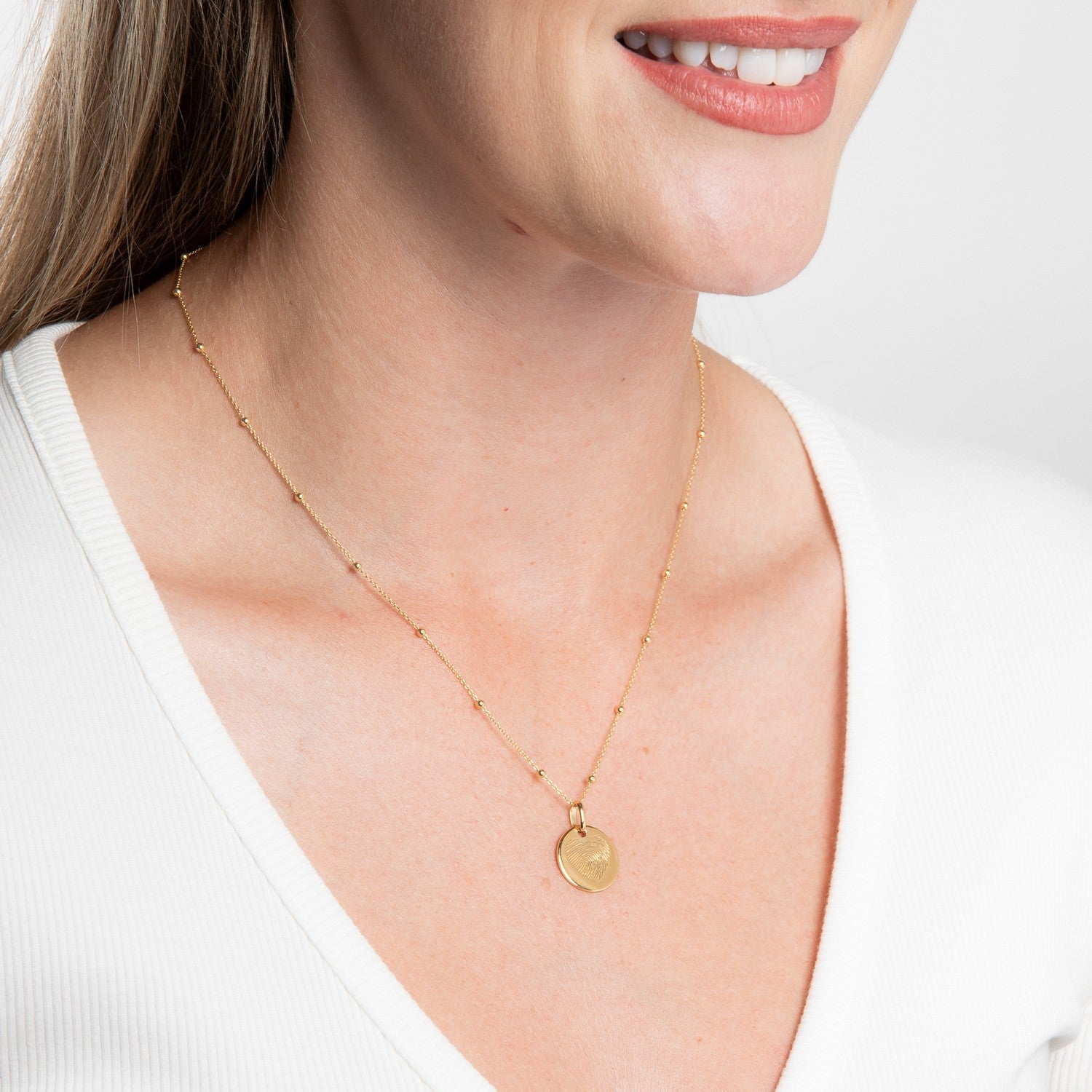 Beginnings Sterling Silver Gold Pendant P5653