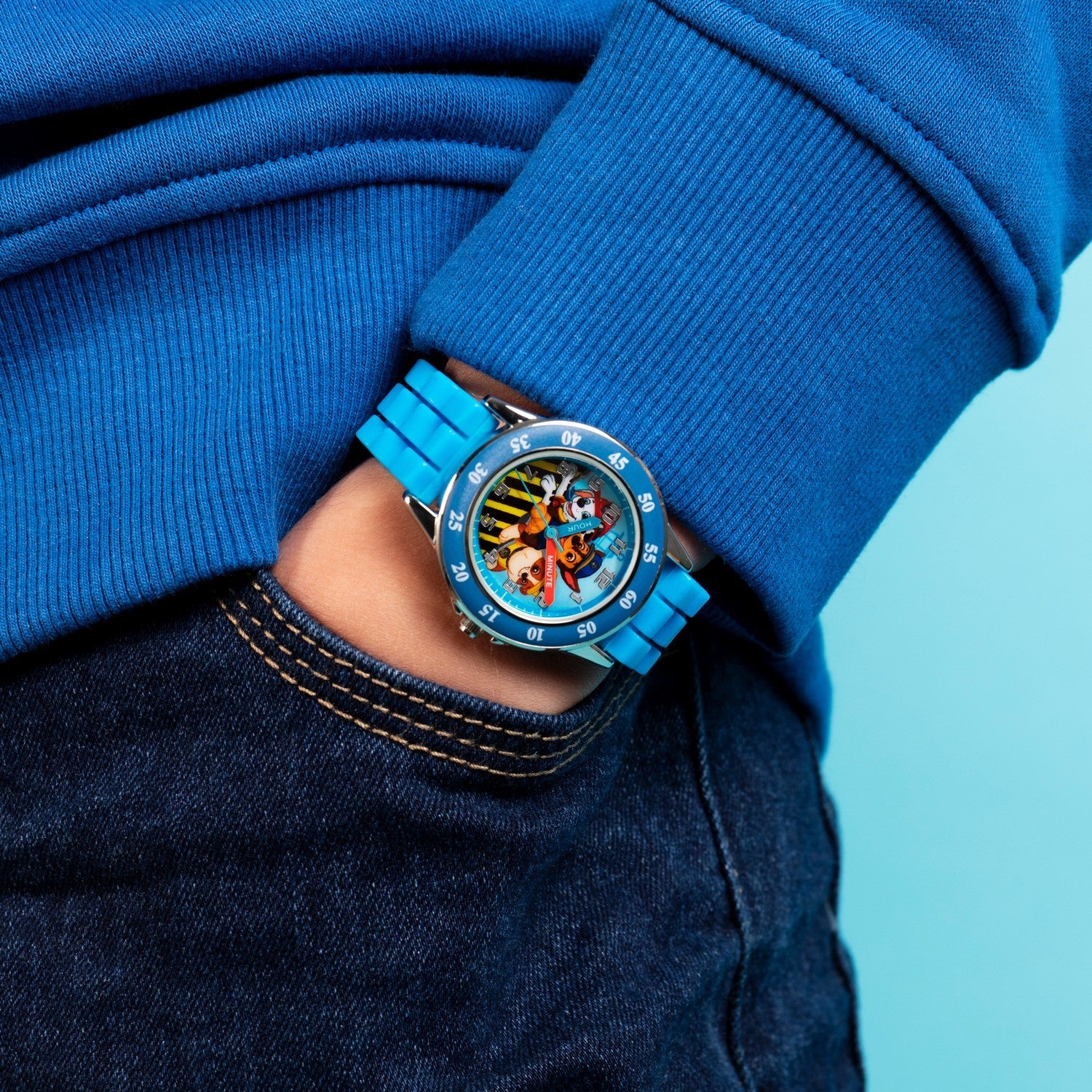Pre School Paw Patrol Time Teacher Turquoise Watch PAW9030