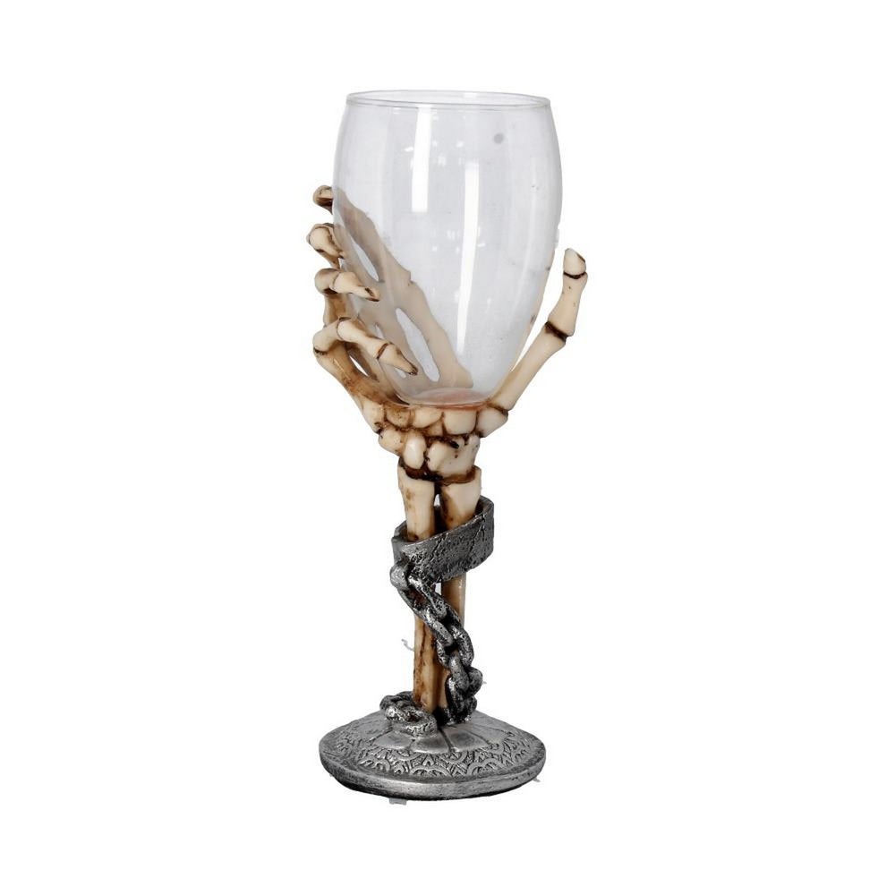 Claw Skeleton Hand Wine Glass Goblet 21cm PC2948