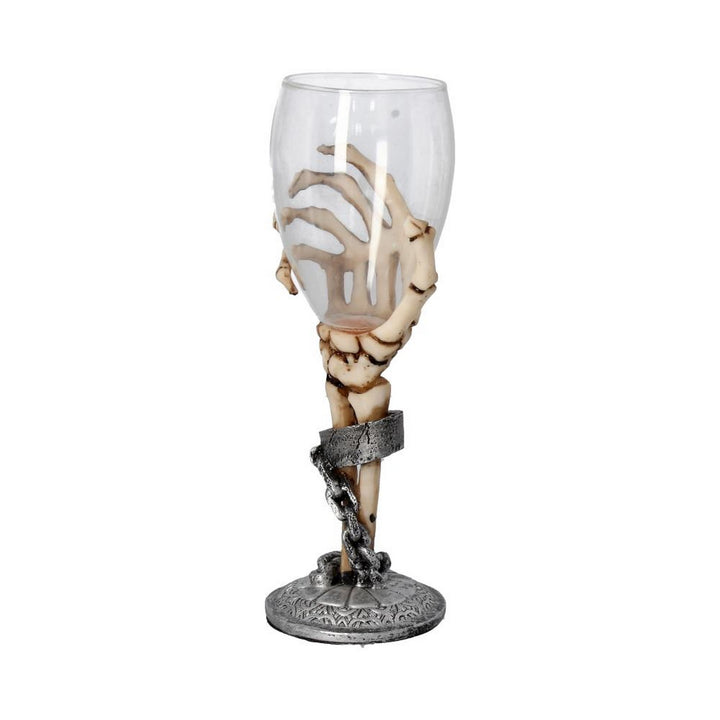 Claw Skeleton Hand Wine Glass Goblet 21cm PC2948