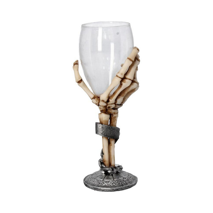 Claw Skeleton Hand Wine Glass Goblet 21cm PC2948