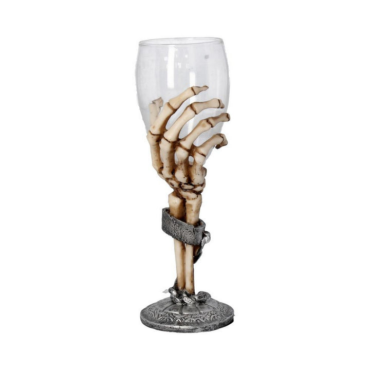 Claw Skeleton Hand Wine Glass Goblet 21cm PC2948