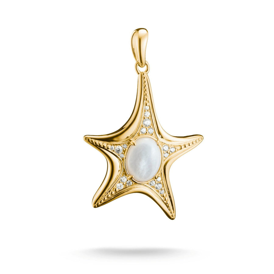 Thomas Sabo 18k Gold Plated Fluid Elegance Pendant PE1008-M01-14