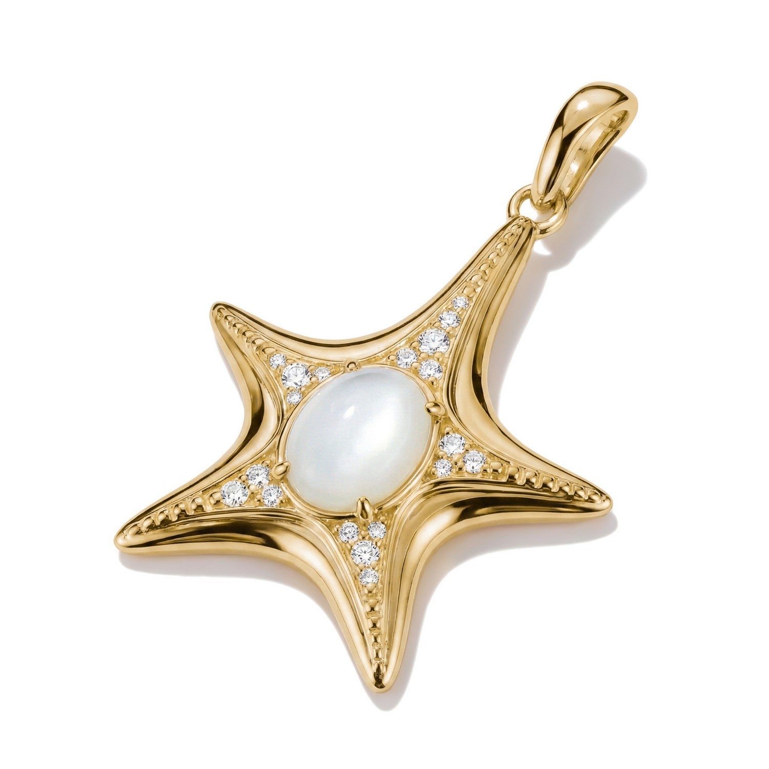 Thomas Sabo 18k Gold Plated Fluid Elegance Pendant PE1008-M01-14