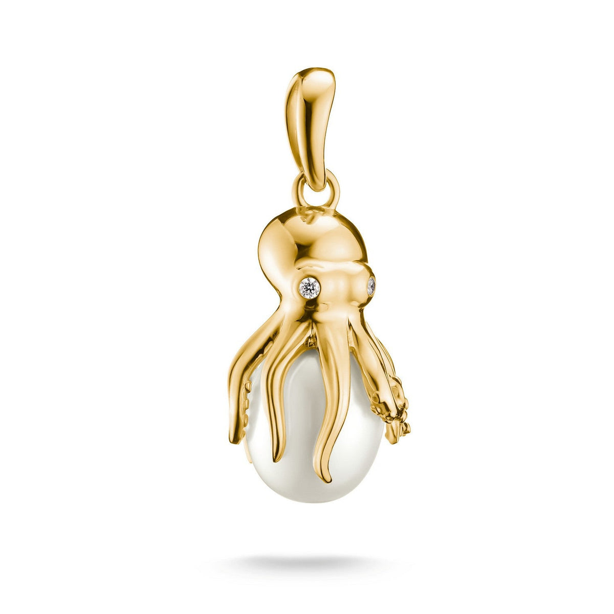 Thomas Sabo 18k Gold Plated Fluid Elegance Pendant PE1010-M01-14