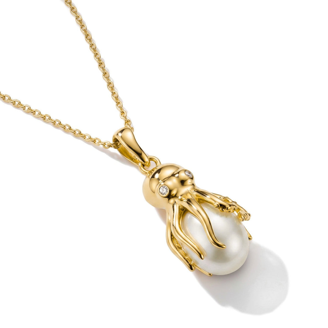 Thomas Sabo 18k Gold Plated Fluid Elegance Pendant PE1010-M01-14