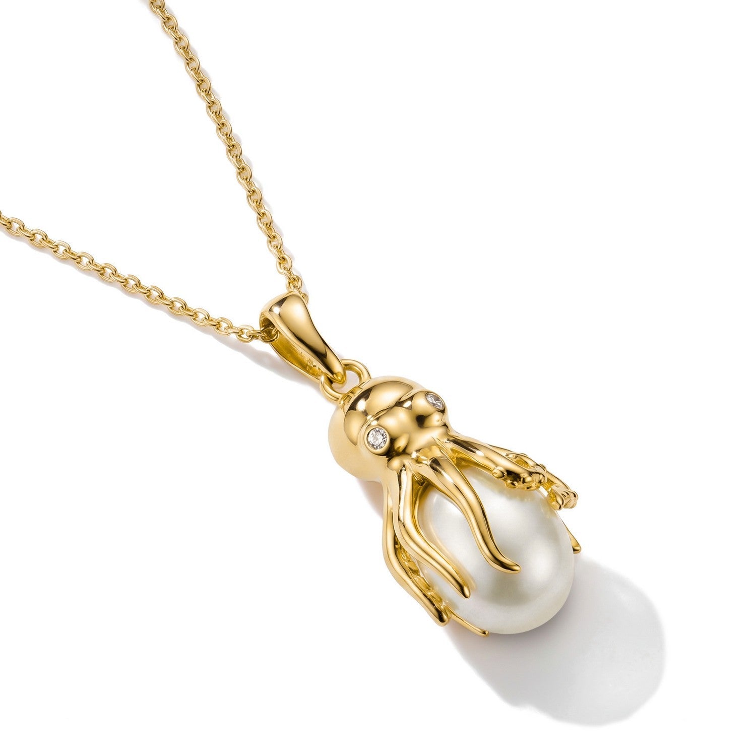 Thomas Sabo 18k Gold Plated Fluid Elegance Pendant PE1010-M01-14