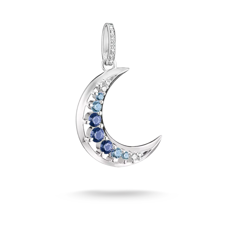 Thomas Sabo Midnight Sky Sterling Silver Crystal Zirconia Pendant PE1020-166-1