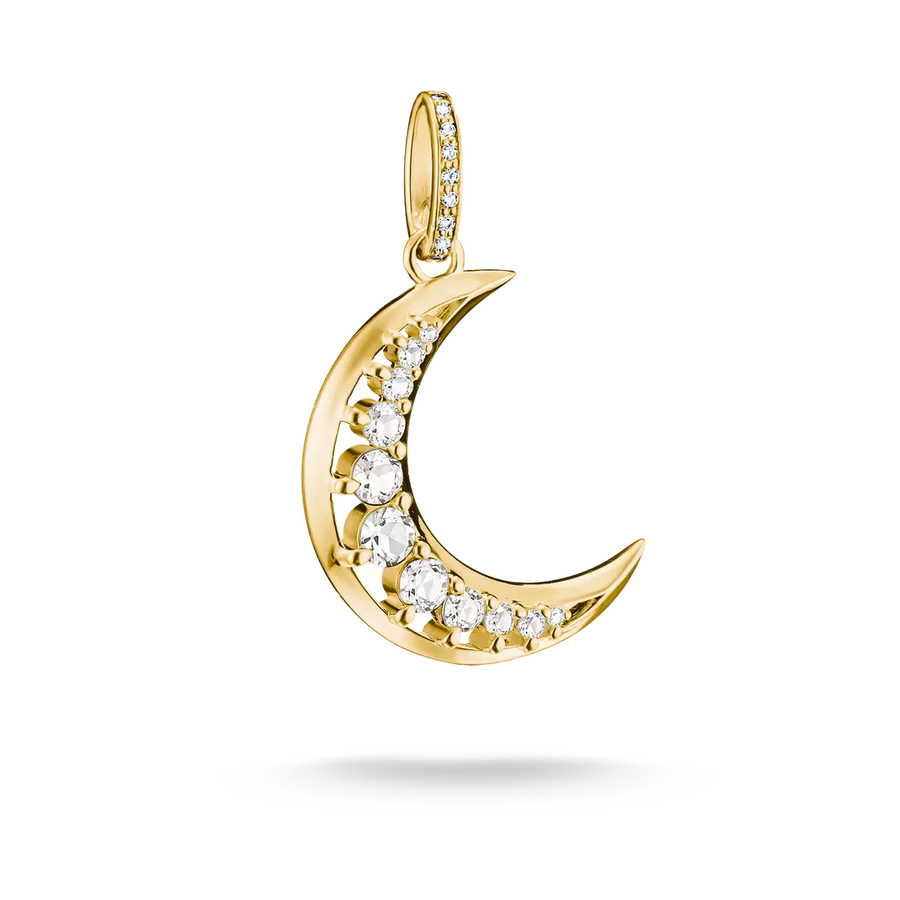Thomas Sabo Midnight Sky 18ct Gold Plated Pendant PE1020-M01-14