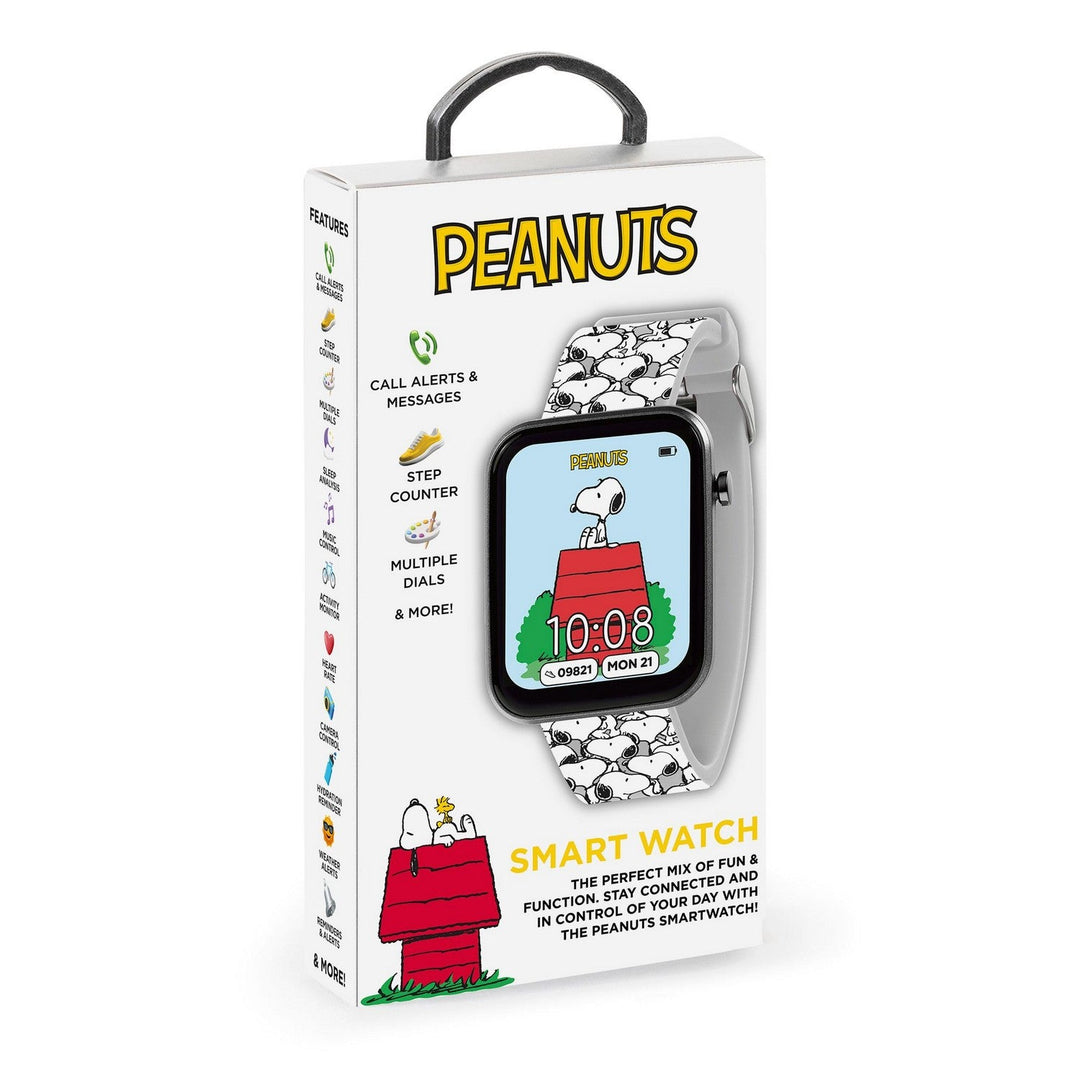 Collectable Peanuts Snoopy Printed Strap Smart Watch PEA4053
