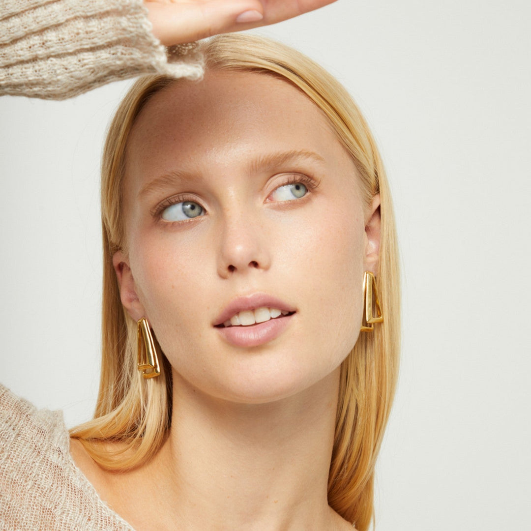 18K Gold Plated Earrings PEN1065ORO000