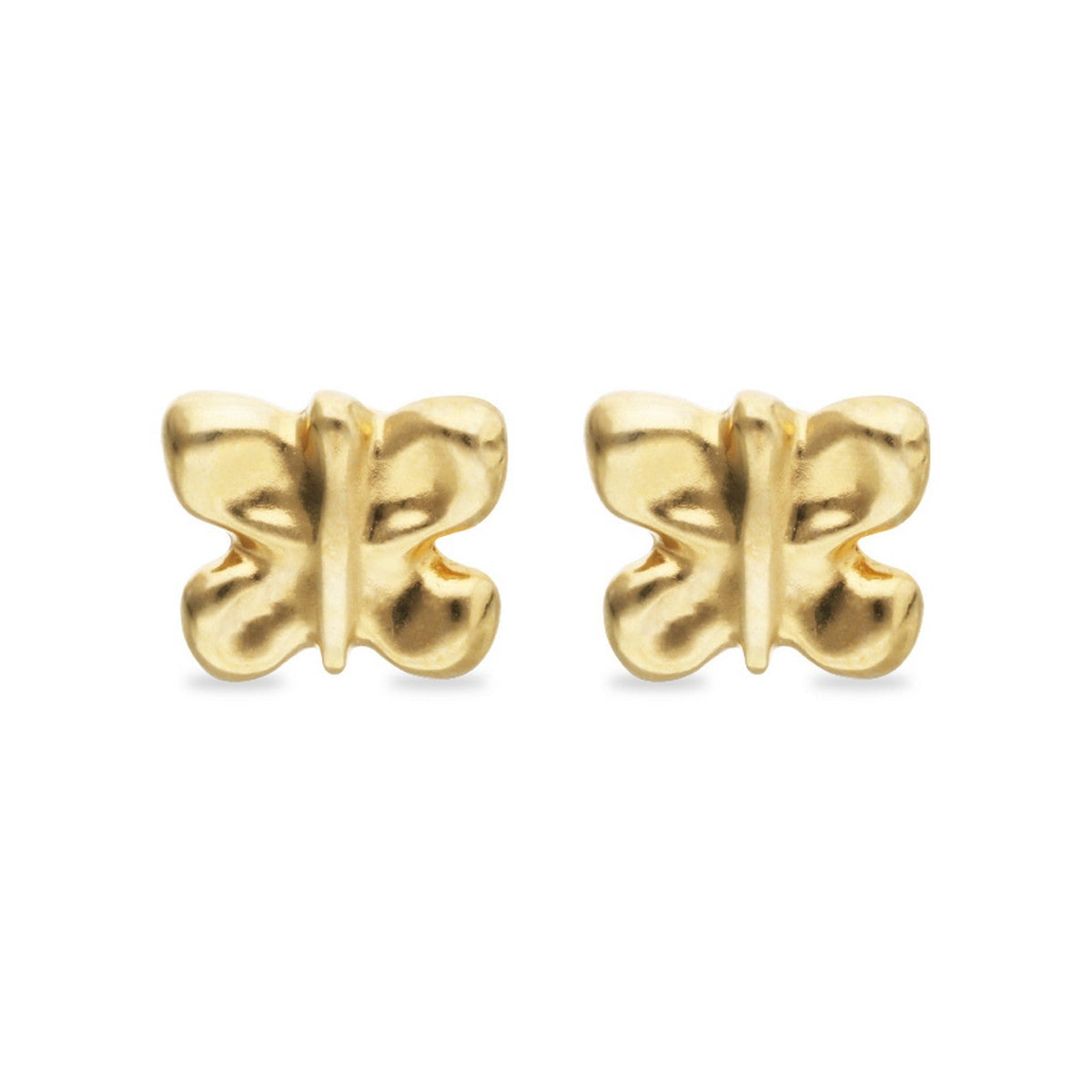 18K Gold Plated Metal Alloy Butterfly Earrings PEN1067ORO000