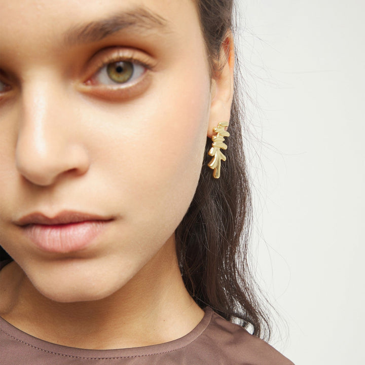 18K Gold Plated Earrings PEN1070ORO000