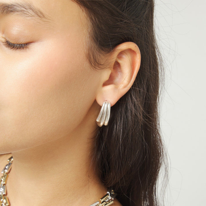 Sterling Silver Plated Earrings PEN1071MTL000