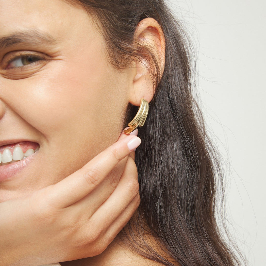 18K Gold Plated Earrings PEN1071ORO000