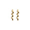 18K Gold Plated Elongated Zigzag Earrings PEN1074ORO000
