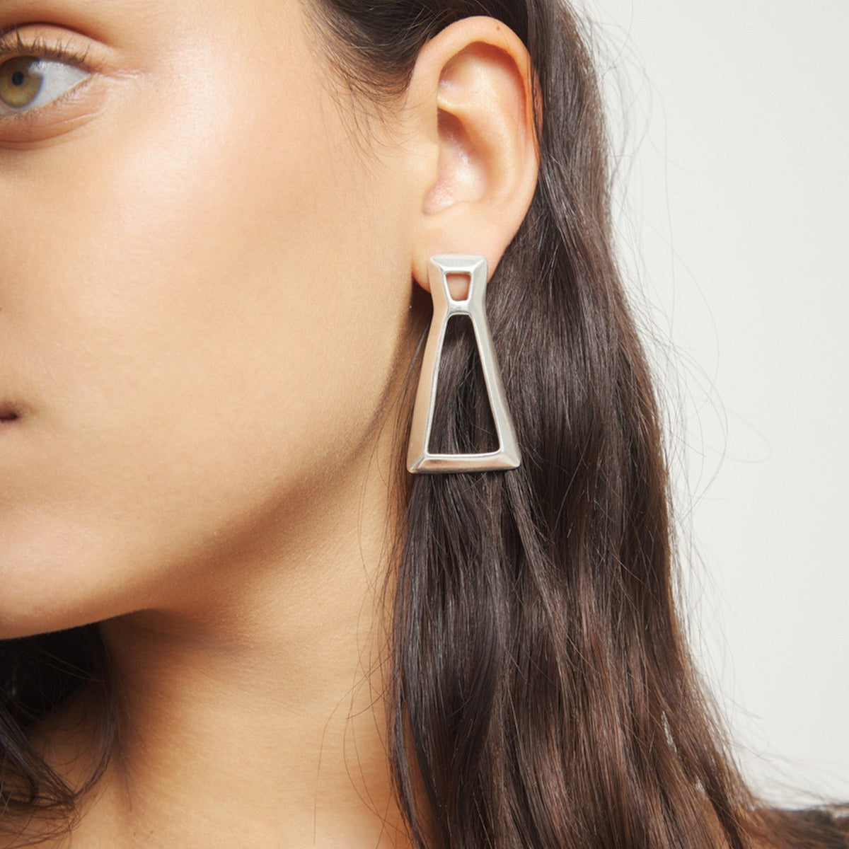 Sterling Silver Plated Earrings PEN1075MTL000