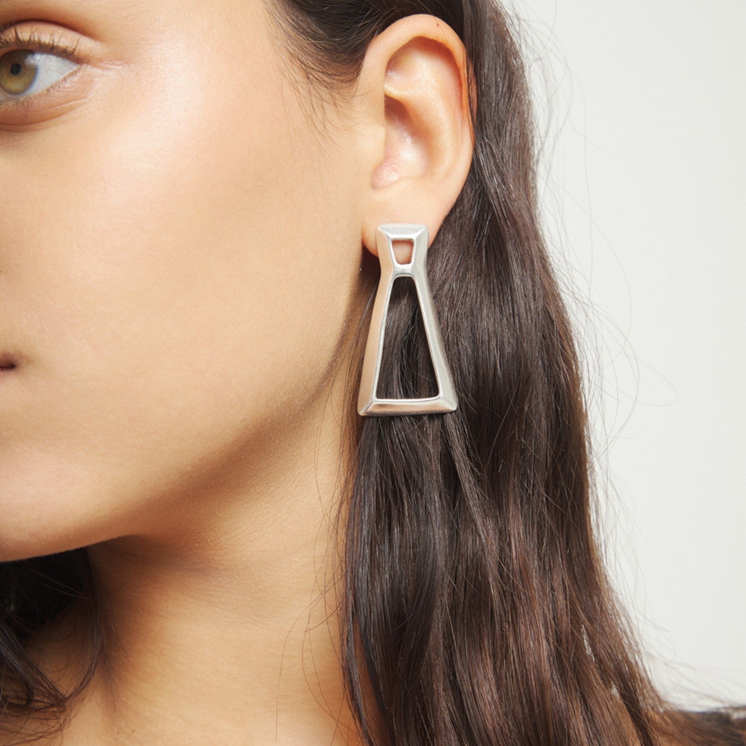 Sterling Silver Plated Earrings PEN1075MTL000
