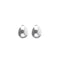 UNOde50 Big Nexia Silver Plated Earrings PEN1081MTL000