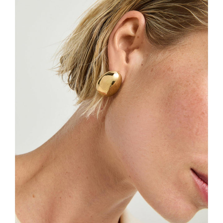 UNOde50 Big Nexia 18k Gold Plated Earrings PEN1081ORO000