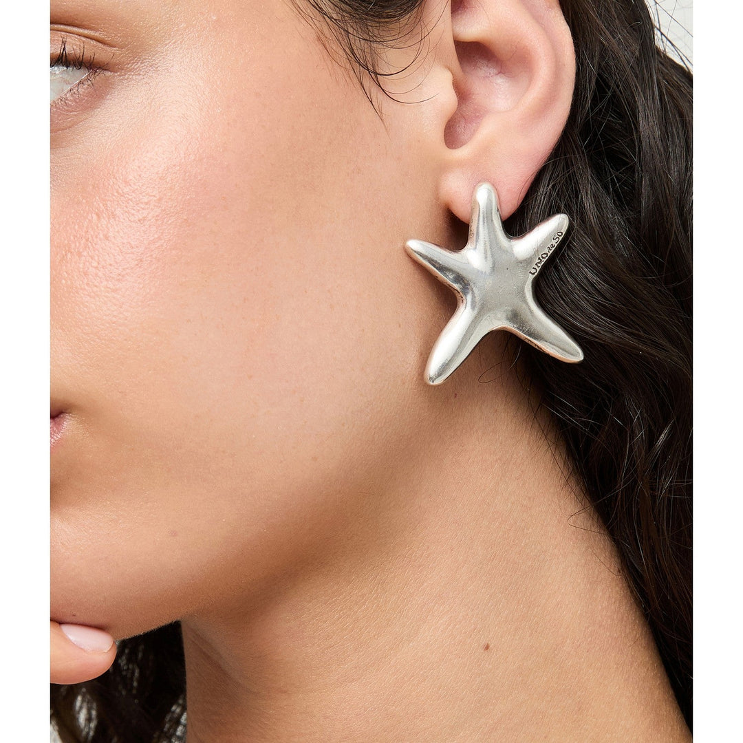 UNOde50 Starborn Silver Plated Earrings PEN1084MTL000