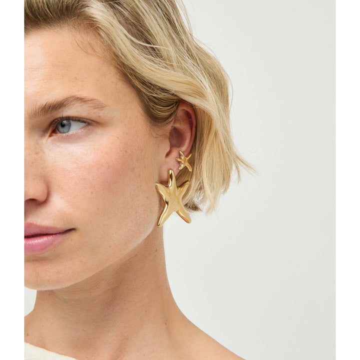 UNOde50 Starborn 18k Gold Plated Earrings PEN1084ORO000