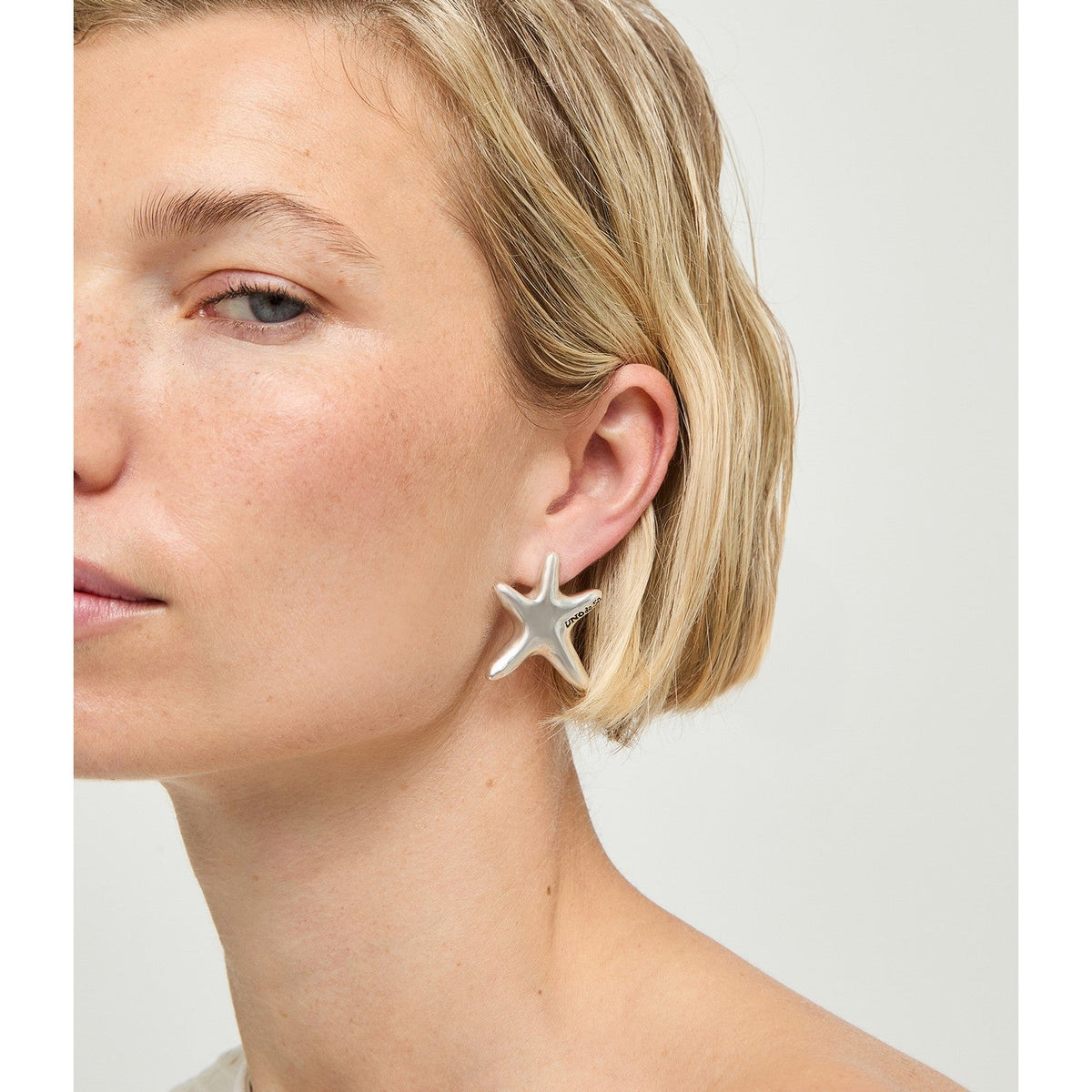 UNOde50 Stellaris Silver Plated Earrings PEN1085MTL000