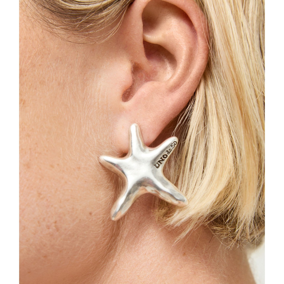UNOde50 Stellaris Silver Plated Earrings PEN1085MTL000