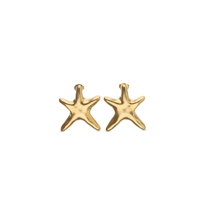 UNOde50 Stellaris 18k Gold Plated Earrings PEN1085ORO000