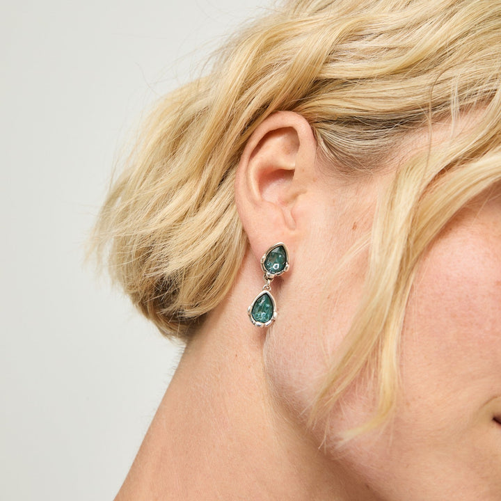 UNOde50 Presagio Silver Plated Earrings PEN1095VRDMTL