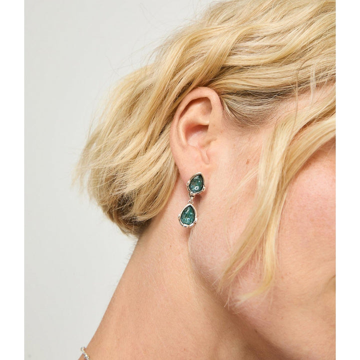 UNOde50 Presagio Silver Plated Earrings PEN1095VRDMTL