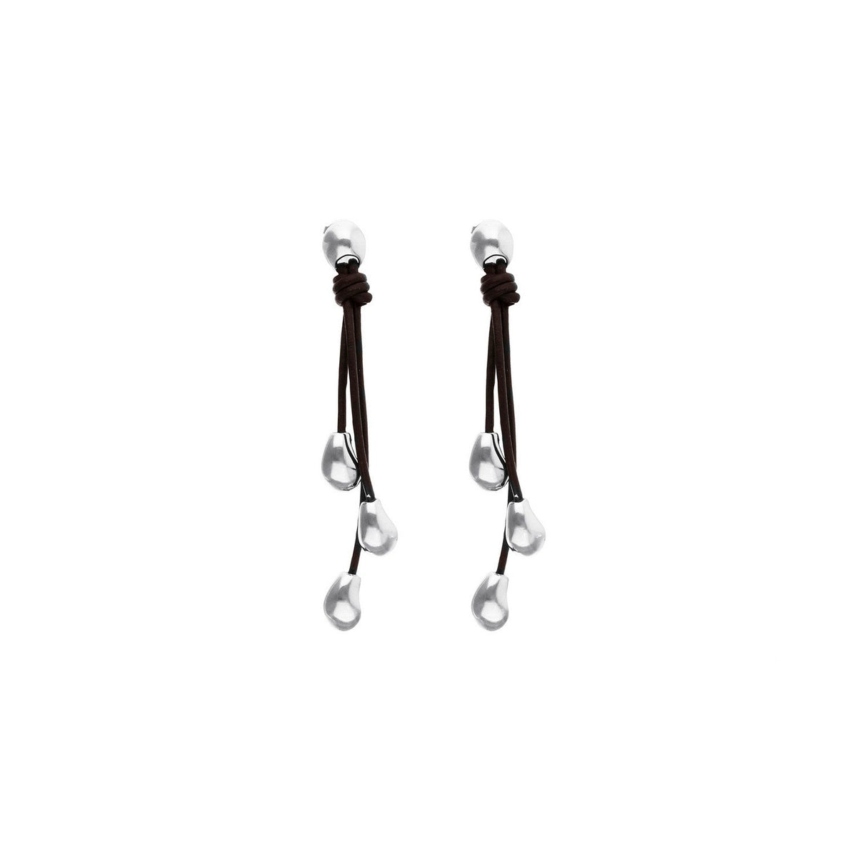 UNOde50 Radix Silver Plated Earrings PEN1097MARMTL