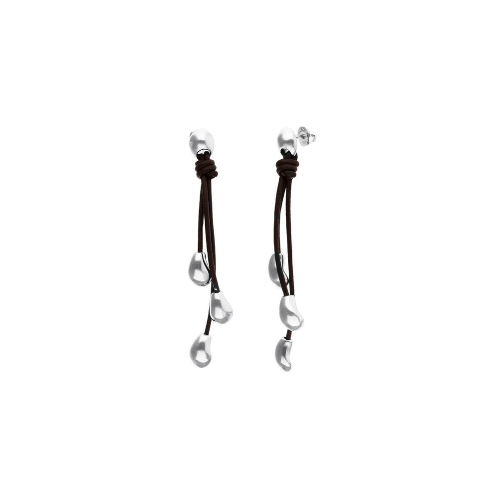 UNOde50 Radix Silver Plated Earrings PEN1097MARMTL